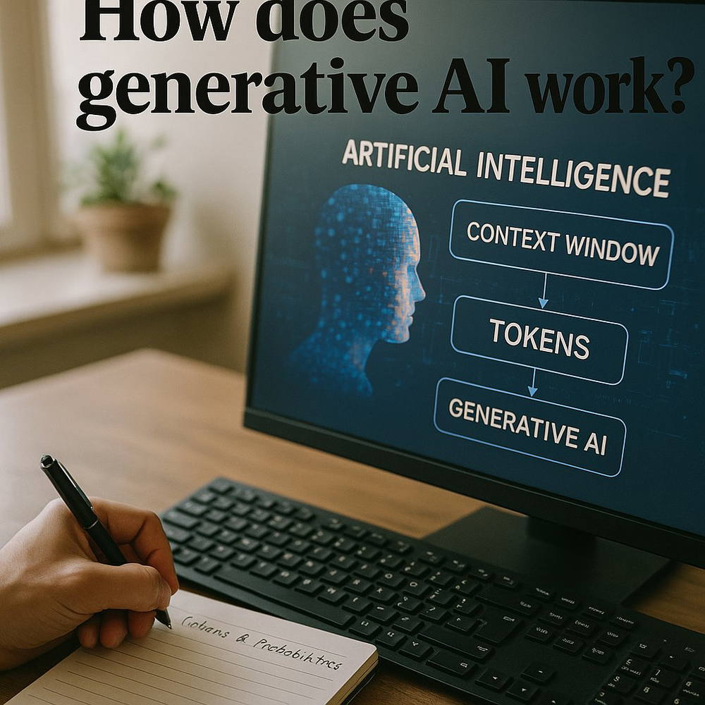 How does generative AI work? From tokens and the context window to “confident mistakes”