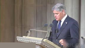Fox News sunucusu Sean Hannity, Lindsey Graham’ın cenazesinde: