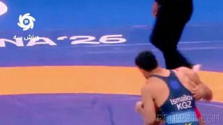 He sent shivers down his opponents’ spines; ✔ Sahrabi qualified for the semifinals in under 1 minute! 🟢 72 kg weight 🟢