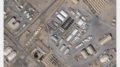 Iranian Revolutionary Guards' forces claim that equipment depots of the U.S. Army at the base