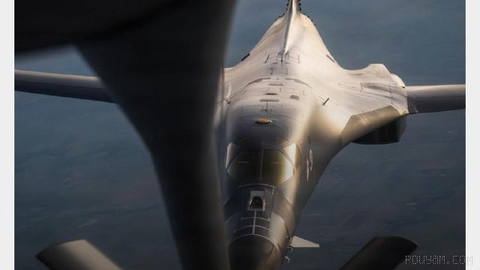 The U.S. Department of Defense publishes images of the KC-135 tanker aircraft