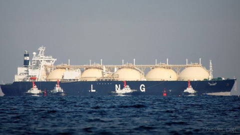 Emirates Defense Maritime Security Company says a liquefied natural gas carrier with
