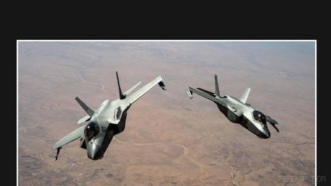 U.S. Central Command “CENTCOM” published images of F-35 stealth fighter patrols