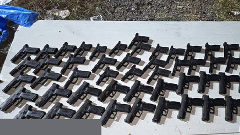 German authorities uncover a hidden weapons cache near Berlin believed