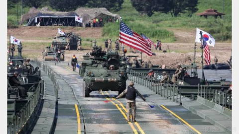 South Korea, Japan and the United States will hold their joint military exercises in Shahrivar