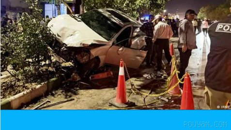 🔶Car crash at a night gathering in Mashhad; four dead and more than 10 injured