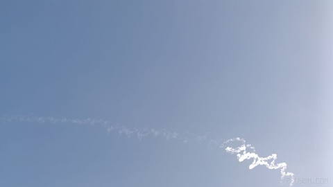 Images Sent by Citizens of the Regime’s Missile Fire in the Skies over Kerman