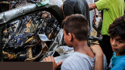 Two Palestinians, including a child, killed in an Israeli strike