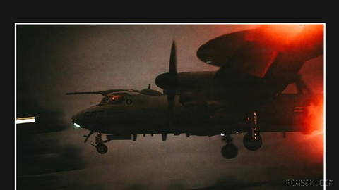 U.S. Central Command (CENTCOM) posts an image of the landing of a command and control aircraft