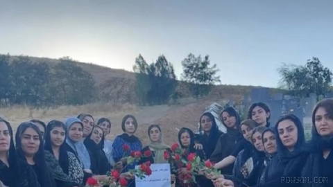 A group of women, along with Niloufar Mojaveri’s family, condemned her violence and killing