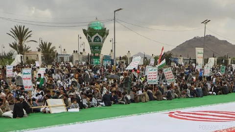 A Saudi Arabia-led military coalition announced missile and drone attacks