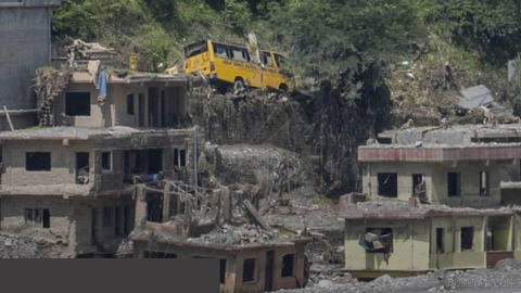 The death toll from a devastating landslide in Nepal near the border