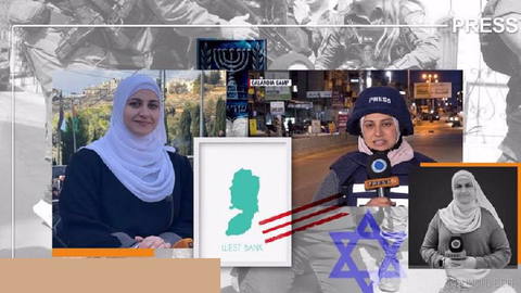 ✍ Feature - The story of Naqaa Hamed, Press TV’s West Bank correspondent