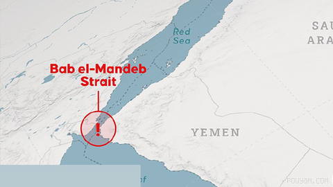 🚨 Shipping through Bab el-Mandeb Strait plunges 88% as Yemen conflict