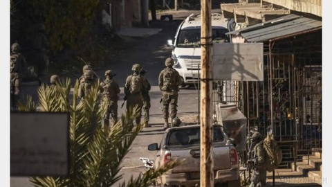 Syrian state television said Israeli patrol forces, on Tuesday morning,