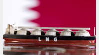 Qatar has gathered a fleet of empty liquefied gas tankers in the Persian Gulf,