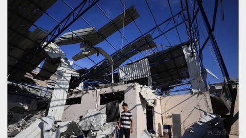 Hospital sources in Gaza said at least six Palestinians, including an eight-year-old girl,