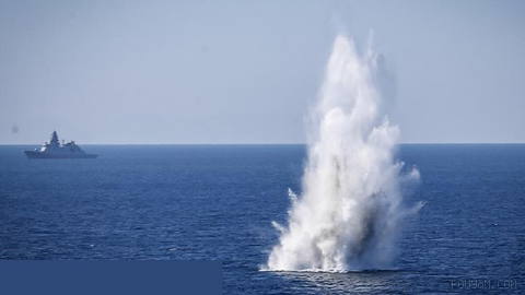 Iran's Islamic Revolutionary Guard Corps says oil supertanker hits naval