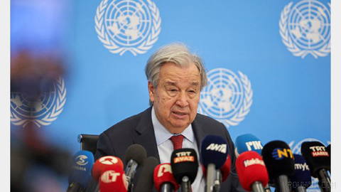 UN Secretary-General says he is “deeply shocked” by Houthi “deadly” attack on airport in Riyadh on Saturday