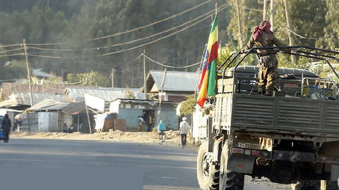 Ethiopian government forces and allied Tigray Peace Force fighters enter