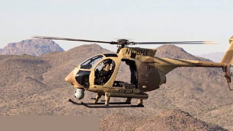 Footage released by Yemeni forces shows the moment a Saudi AH-6i