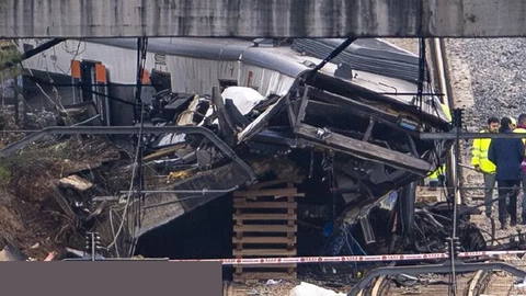 At least 10 killed as two high-speed trains collide in central Spain