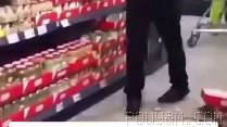A viral video of an extremist Muslim in Germany destroying the liquor bottles of a store