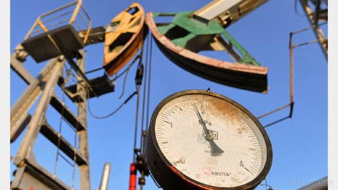 Oil prices fall Thursday after simultaneous positive reports from the agency