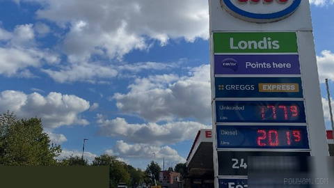 The average cost of diesel fuel in the United Kingdom has reached a historic high of £1.9918 ($2.