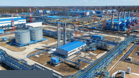 Russia ranks first globally in terms of natural gas reserves and second