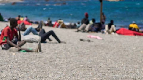 Hundreds of Ceuta residents gathered on Sunday to demand an “immediate,