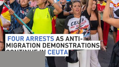 Four arrests as anti-migration demonstrations continue in Ceuta