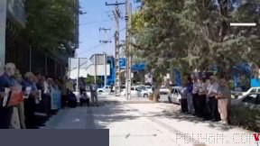 Retirees in Kermanshah gathered on Sunday, 21 Tir 1405, to protest difficult living conditions.