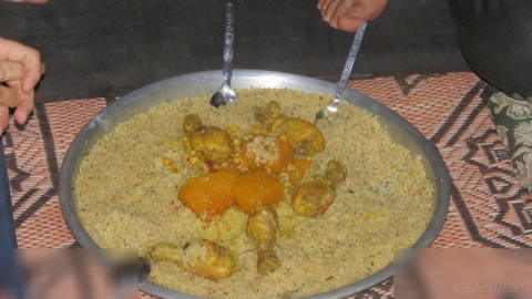 One of the images is about the low-quality food of medical students in Shiraz.