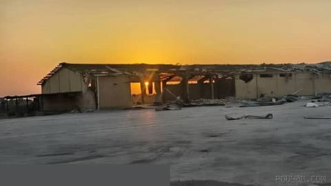 A silo in Hoveyzeh was hit