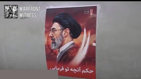 IRIB, in a report, showed that in Iran’s attacks last night, images of Ayatollah Mojtaba Khamenei with the text “Command whatever you order” and an image of Ayatollah Ali Khamenei with the text “All the world is for retribution for the perpetrators of the martyrdom” were placed on the missiles…