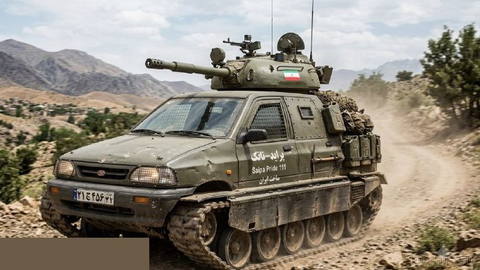 Saipa unveils its new product for a ground war with the United States