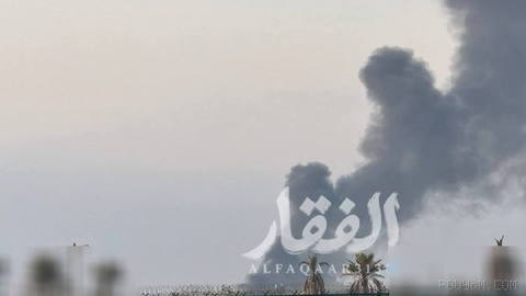 Iranian missiles/drones hit a target in Bahrain’s industrial area of Sitra. Images have been captured of the smoke rising from the area…