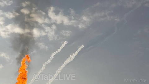 Urgent / Iran launches ballistic missiles from southern regions of Iran.