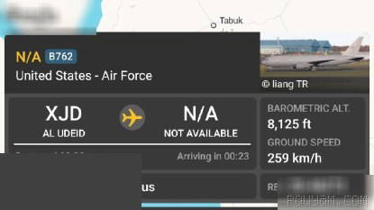 Two U.S. Air Force tanker aircraft were evacuated from the Al Udeid Air Base in Qatar and moved toward Israel…