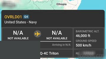 MQ-4 Triton drone flight route changes are one of the results of Iran’s attacks on Jordan!