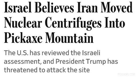 👈 WSJ magazine: Israeli intelligence estimates that after Operation Dawn of the Lions (12-day war), Iran moved thousands of remaining centrifuges to deep tunnels inside Mount Kalan, a secret nuclear facility located 80 to 100 meters underground …