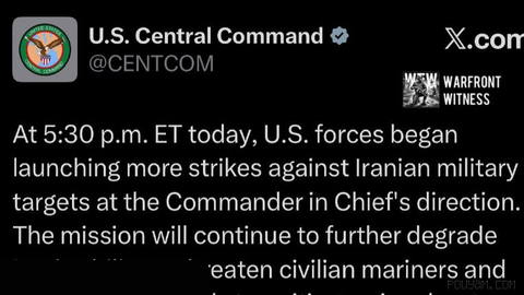 〰❌〰 At 5:30 p.m. Eastern Time today, U.S. forces, by order of the Commander-in-Chief, began additional attacks against targets …