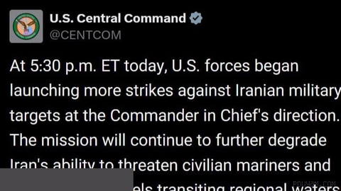 🔹U.S. Central Command (CENTCOM) Command:
