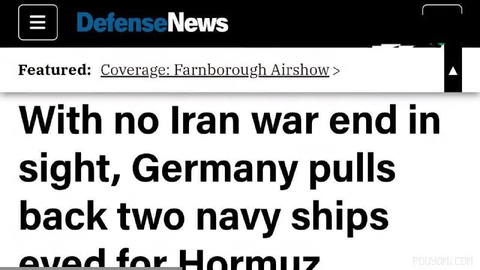 Germany backs away from war with Iran; ships return