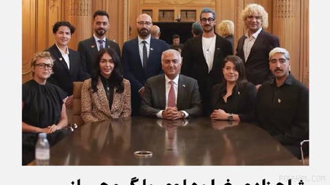 Prince Reza Pahlavi met on Monday, 29 Tir, with a group of members of the Iranian queer community in Paris.