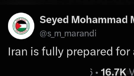 ⏺ Mohammad Marandi, university professor, political analyst, and a military figure close to the Iranian government: