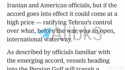 The New York Times, citing U.S. and Iranian officials: