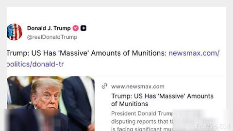 Donald Trump shared an article by a U.S. news outlet on social media on Saturday night