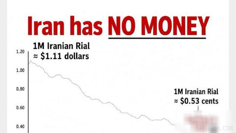 Donald Trump, President of the United States, once again published a chart showing that the value of the rial in Iran has fallen during his second term in office